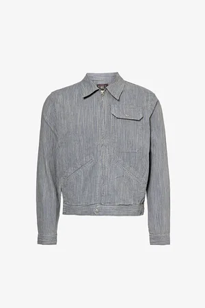 Ralph Lauren Graham Striped Linen and Cotton-blend Jacket