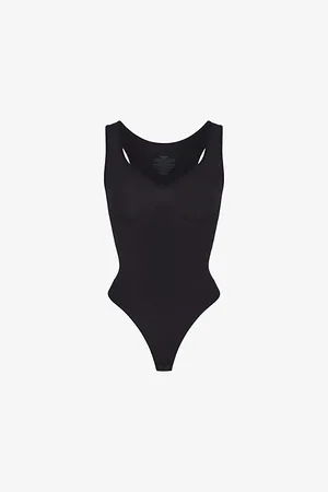 SKIMS Sculpt Ruched Stretch-woven Body