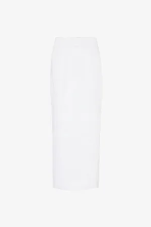POSSE Emma Mid-rise Linen Maxi Skirt