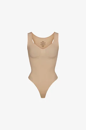 SKIMS Sculpt Ruched Stretch-woven Body
