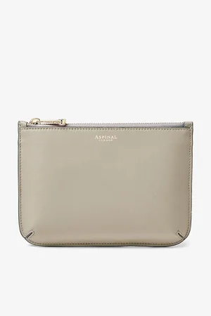 ASPINAL OF LONDON Ella Medium Smooth-leather Pouch