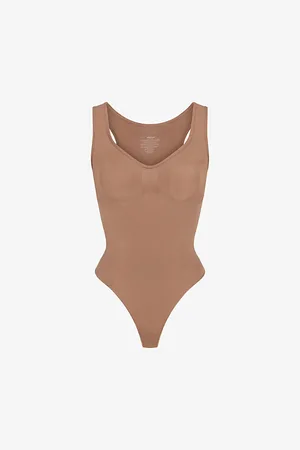 SKIMS Sculpt Ruched Stretch-woven Body