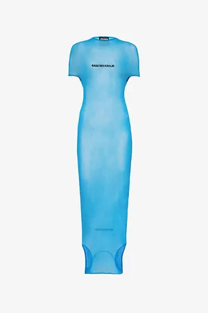 Jean Paul Gaultier X Shayne Oliver Mesh Maxi Dress
