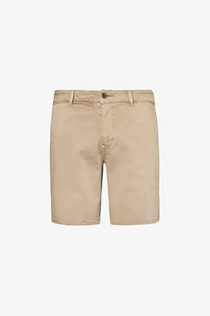 Paige Thompson Mid-rise Stretch-denim Blend Shorts
