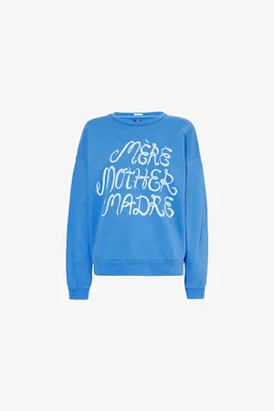 Mother The Drop Square Cotton-jersey Sweatshirt