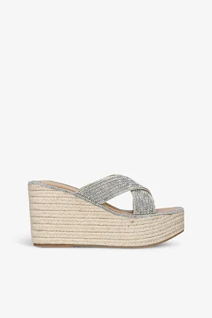 Steve Madden Jelisa Embellished Suede Wedges