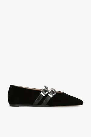 Le Monde Beryl Claudia Double-strap Leather Pumps