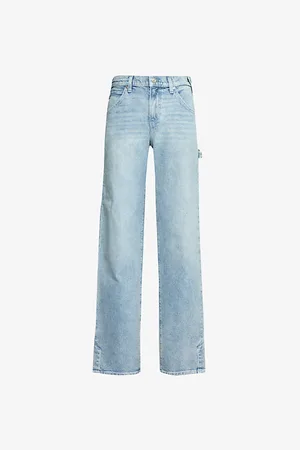 Paige Rion Carpenter Straight-leg Mid-rise Stretch-denim Jeans