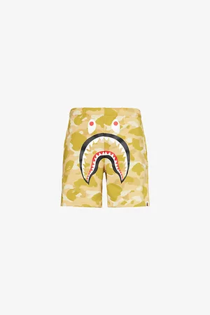 A Bathing Ape Shark Cotton-jersey Shorts