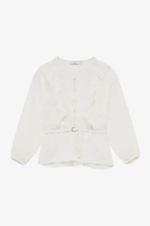 IRO Arlize Embroidered Cotton Top