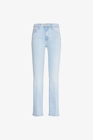Mother The Insider Sneak Straight-leg Mid-rise Jeans