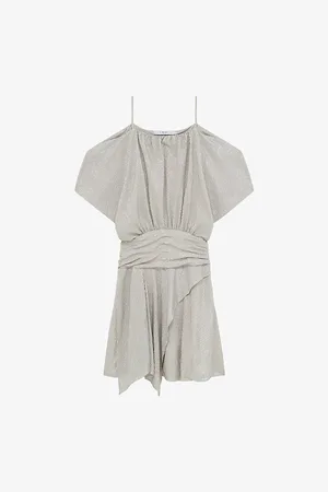 IRO Stranne Lurex Jersey Mini Dress