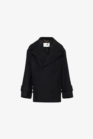 Victoria Beckham Oversized Merino Wool-blend Coat