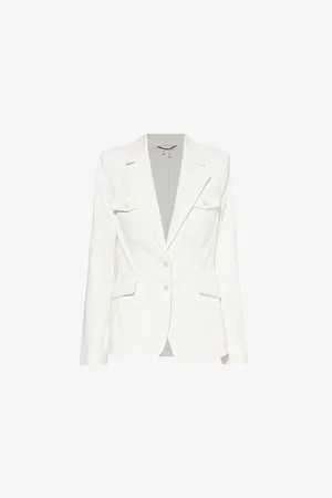 Paige Romona Stretch-denim Blazer