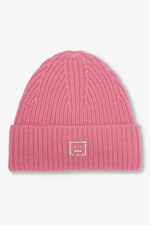 Acne Studios Brand-patch Ribbed Wool-knit Beanie 6-8 Years