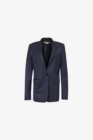 Stella McCartney Flannel Oversized Wool-flannel Blazer