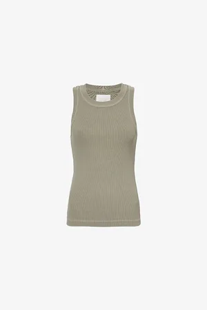 Citizens of Humanity Isabel Ribbed Organic Cotton-blend Top