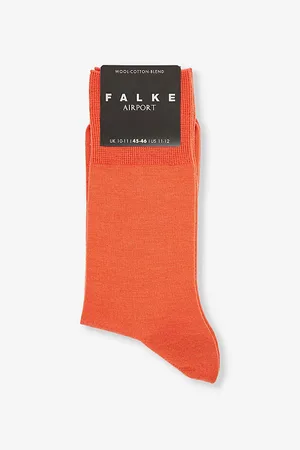 Falke Airport Logo-print Wool-blend Knitted Socks