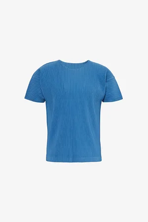 Issey Miyake Pleated Knitted T-shirt
