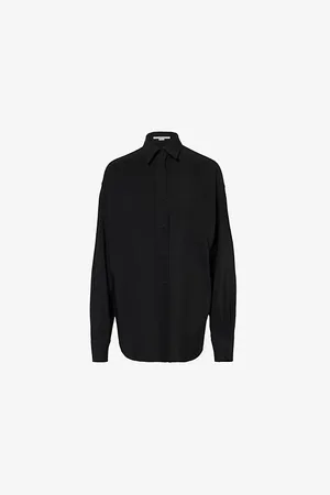 Stella McCartney Oversized Dropped-shoulder Crepe Shirt