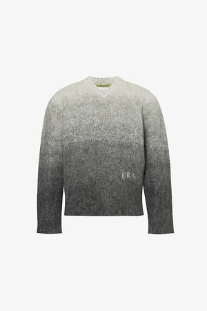 ERL Gradient-pattern Wool-blend Knitted Jumper