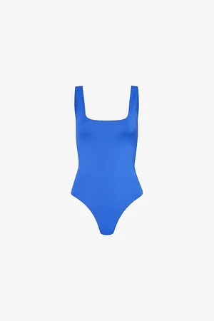 GOOD AMERICAN Scuba Modern Square-neck Stretch-jersey Body