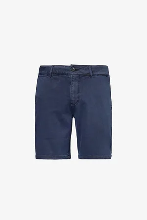 Paige Thompson Mid-rise Stretch-denim Blend Shorts