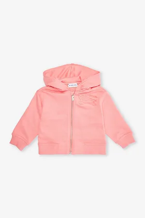 Burberry Clyde Logo-embroidered Cotton-jersey Hoody 6 Months-2 Years