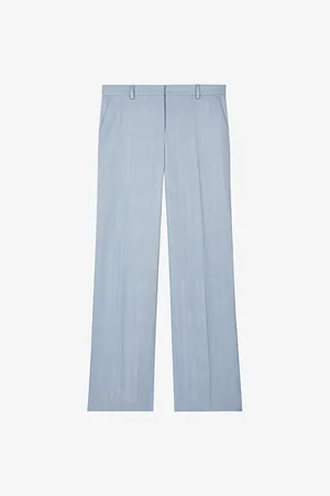 The Kooples Straight-leg High-rise Woven Trousers