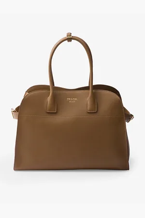 Prada Branded Large Leather Tote Bag
