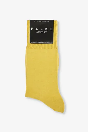 Falke Airport Logo-print Wool-blend Knitted Socks