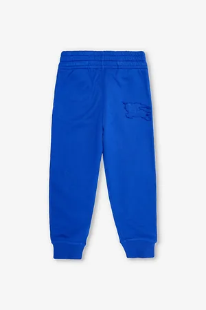 Burberry Jackson Logo-embroidered Cotton-blend Jersey Jogging Bottoms 6-14 Years