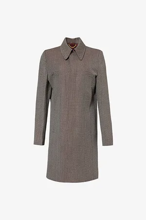 Victoria Beckham Single-breasted Boxy-fit Wool Coat