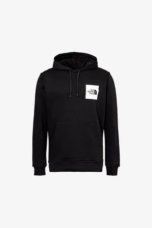 The North Face Branded-print Kangaroo-pocket Cotton-jersey Hoody
