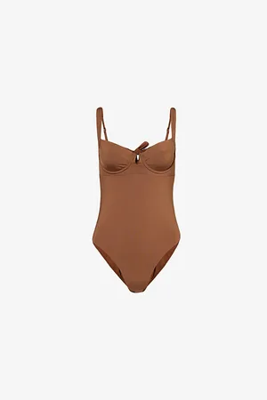 Monday Swimwear Clovelly Sweetheart-neck Stretch-recycled Nylon Swimsuit