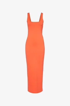 GOOD AMERICAN Modern Tank Square-neck Stretch-woven Maxi Dress