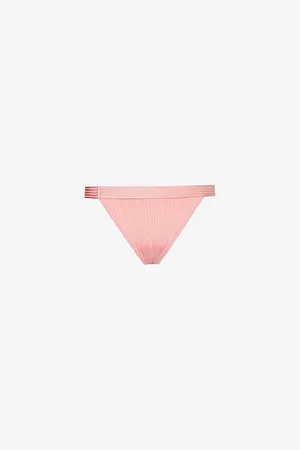 Monday Swimwear Santorini Ribbed Stretch-recycled Nylon Bikini Bottoms