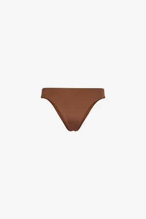 Monday Swimwear Byron Mid-rise Stretch-recycled Nylon Bikini Bottoms