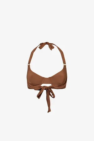 Monday Swimwear Honolulu Underwired Stretch-recycled Nylon Bikini Top