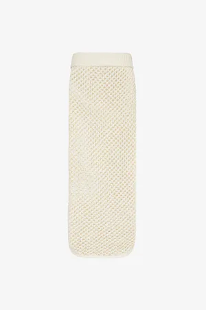 Monday Swimwear May Slim-fit Cotton-blend Maxi Skirt