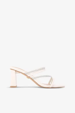 Kurt Geiger Sasha Embellished Faux-leather Sandals