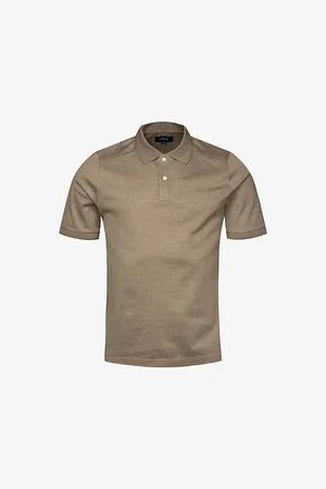 Eton Knit-trim Cotton-pique Polo Shirt