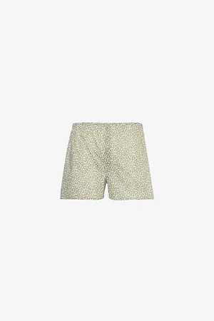 Sunspel Floral-print Regular-fit Cotton Boxer Shorts