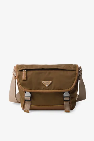 Prada Re-nylon and Leather Shoulder Bag
