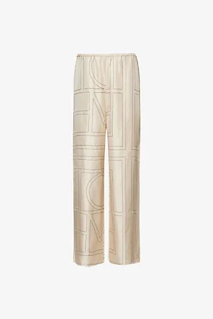Totême Oversized Camp-collar Silk-twill Shirt
