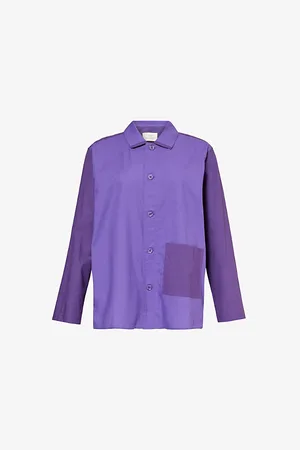 Hay Duo Relaxed-fit Long-sleeve Cotton Pyjama Shirt