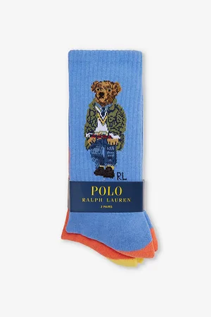 Ralph Lauren Graphic-print Pack of Two Cotton-blend Socks