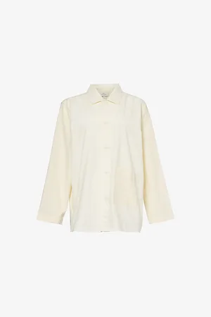 Hay Duo Relaxed-fit Long-sleeve Cotton Pyjama Shirt