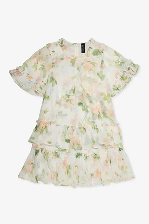 Needle & Thread Floral-print Ruffle-trim Woven Dress 4-10 Years