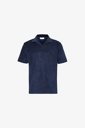 Sunspel Regular-fit Short-sleeve Towelling Cotton Polo Shirt